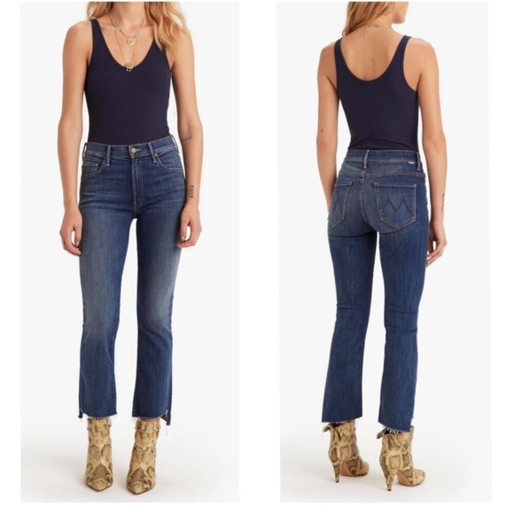 MOTHER Denim - Mother the Insider Crop Step Fray Not Rough Enough
Blue Jeans Size 25